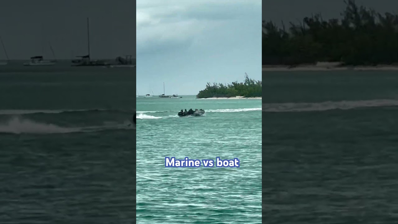 Marines vs Boat #Travel #jetski #Boating #sailing #Automobile