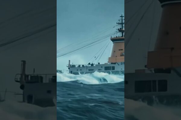 Această navă evadează un val masiv？ #ship #shipescape #waves