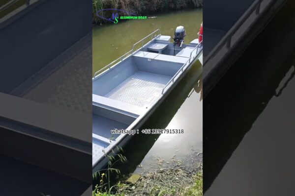 Băta de lucru cu barca de pescuit din aluminiu. | MS Shipbuilding