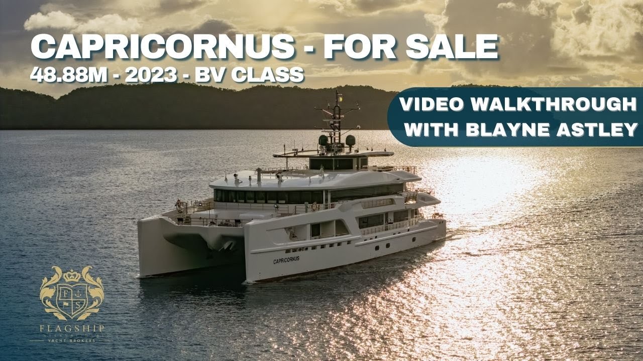 Capricornus - 48.88m Trideck Adventure Commercial Adventure Catamaran