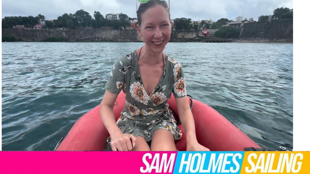 Luptându -se cu o ancoră blocată și încercând să navighezi spre Insulele Virgine din SUA