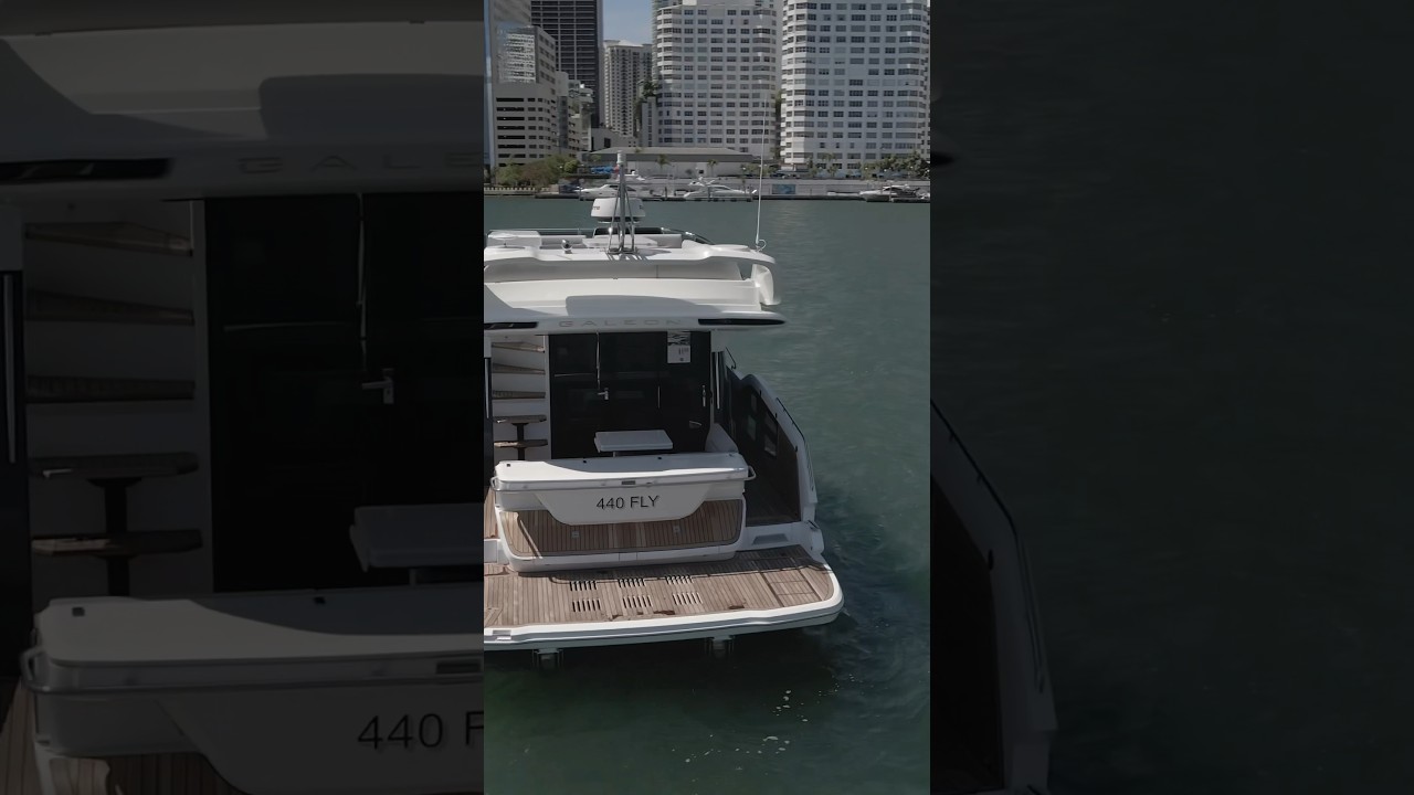Fiecare unghi al Galeon Yachts 440 Fly #yacht #Boat #spin #360 #Drone