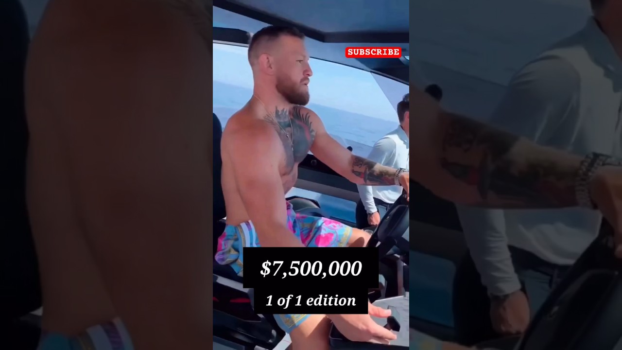 McGregor se alătură Lamborghini 63 Yacht Club #luxury #ShortsFeed
