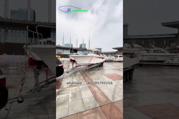 Lungime 10,5 m, lățime 2,9 m barcă de pescuit pentru consolă centrală.