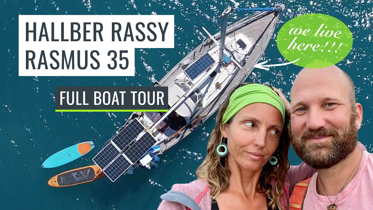 Turul complet al bărcilor cu pânze: Hallberg Rassy 35. Barcă cu normă întreagă, live-aboard, gata să navigheze în larg