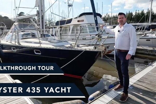 Oyster 435 Navigare Yacht Walkthrough Tour - întins la plutire la Bucklers Hard