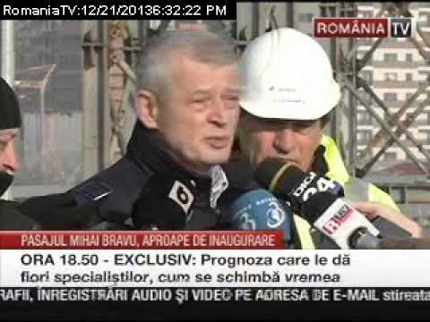 Stirile Romania TV -- Pasajul Mihai Bravu, aproape de inaugurare, 21.12.2013
