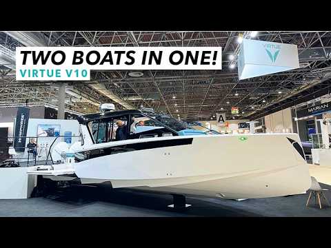 Două bărci într -una! | Virtute V10 Cabin | Barca cu motor și yachting