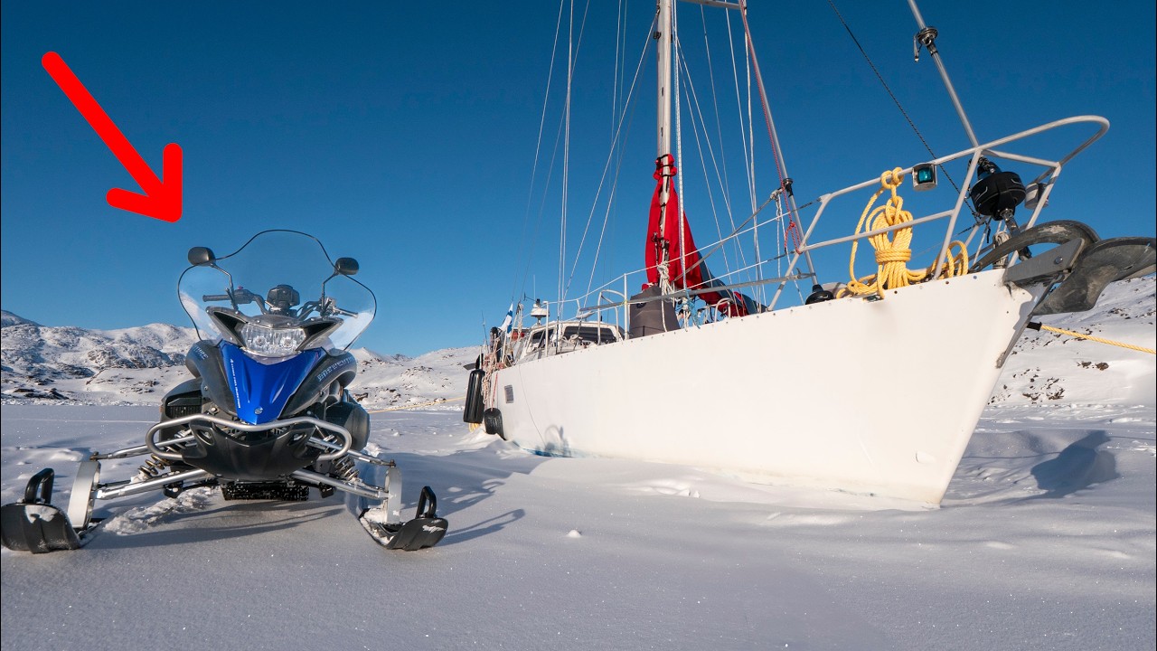 Barca noastră este înghețată 100%, așa că acum mergem la asta