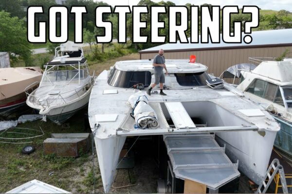 ⛵️ Catamaran deteriorat de uragan - va funcționa vechea direcție? Ep.624