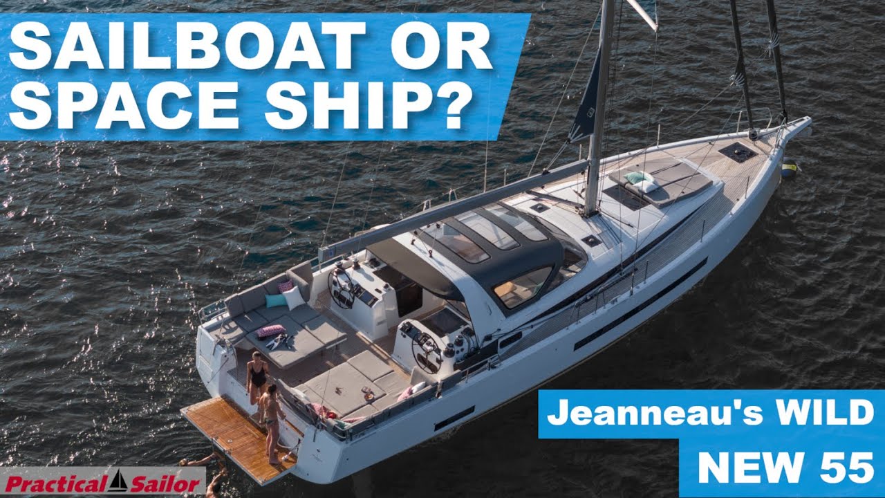 Turul complet al acestei bărci cu pânze impresionante - Jeanneau Yachts 55