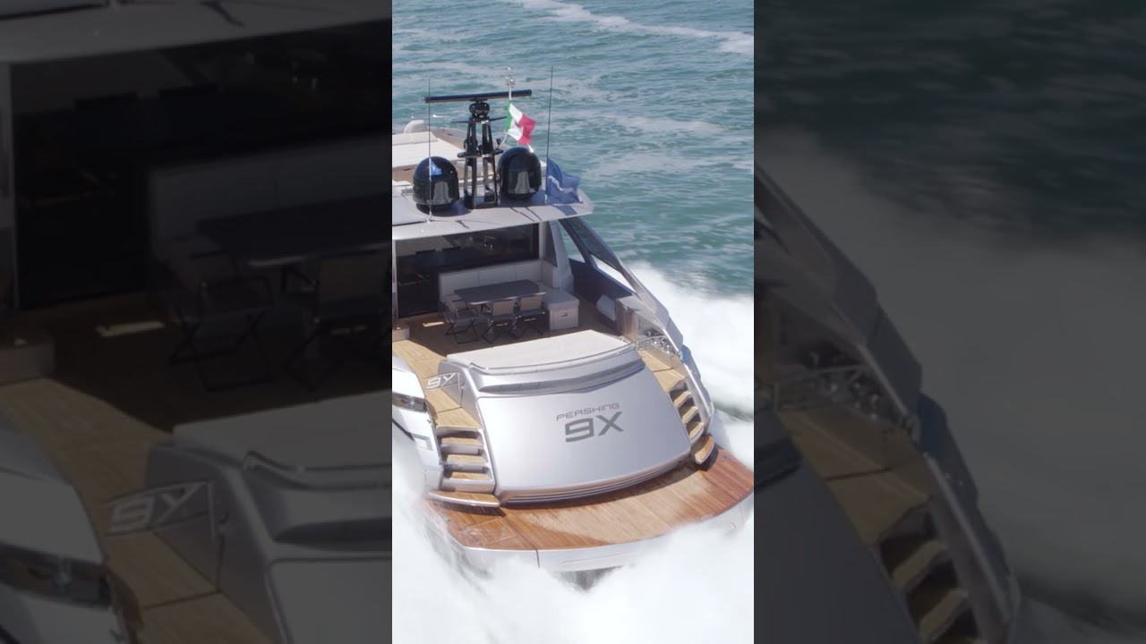 Yachts Flybridge de lux - Pershing 9X: Nimic nu o poate opri - Ferretti Group