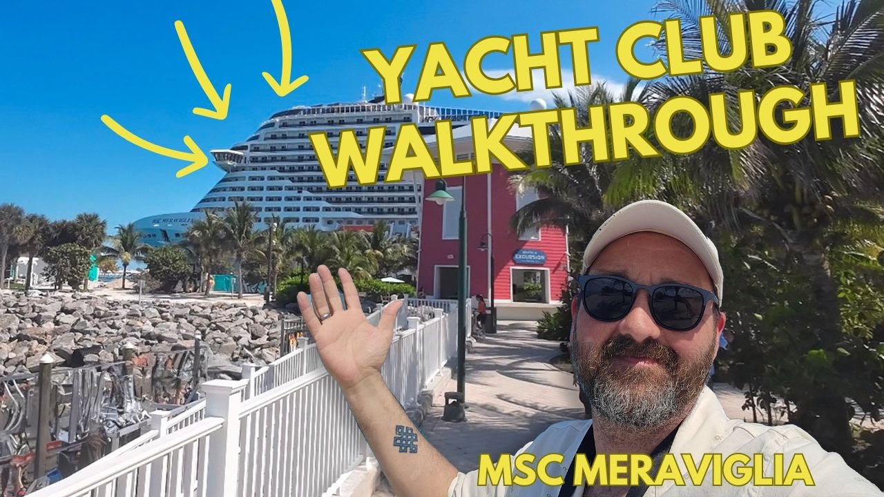 Experimentați MSC Meraviglia Yacht Club! Plimbați -vă și turul în cameră