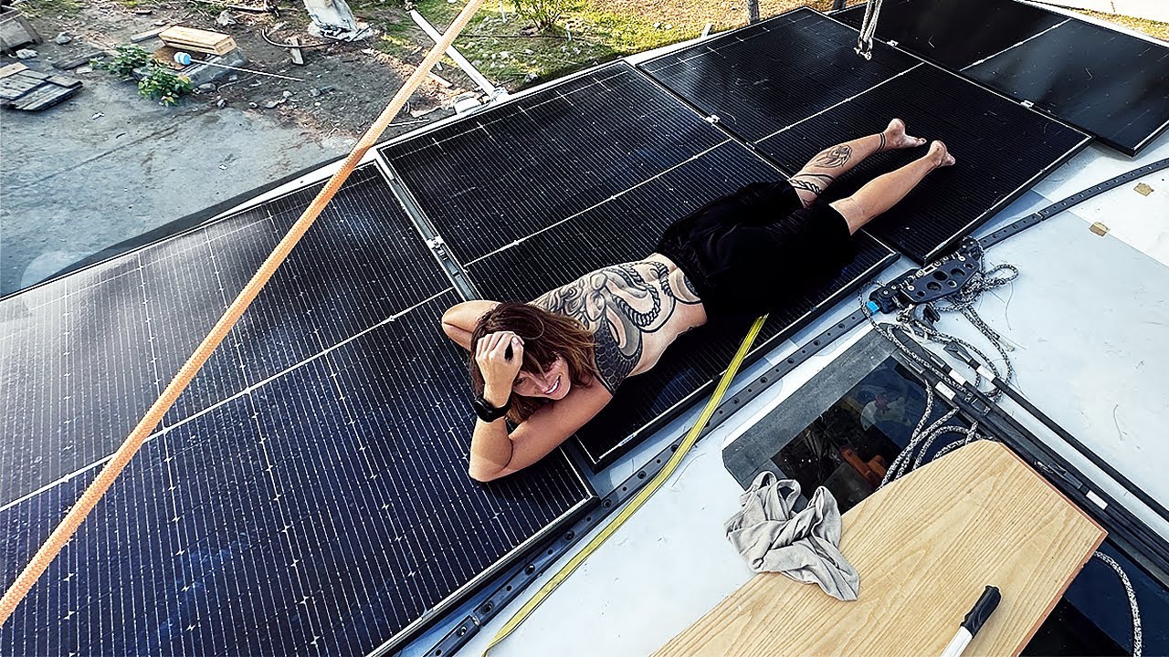 Off Grid Power Build Aluminum Exploration Catamaran