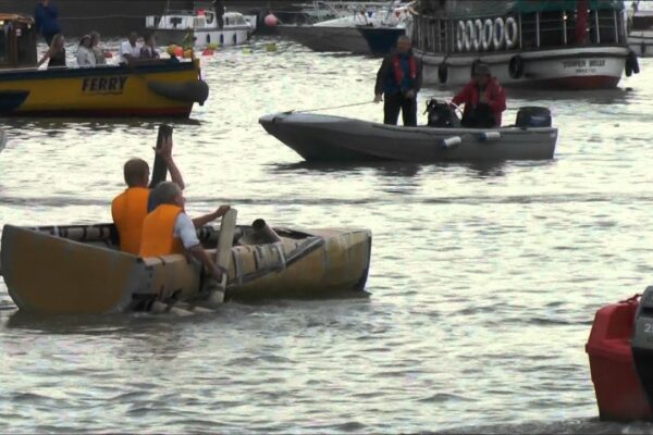 Bristol Harbour Festival 2014 Cardboard Boat Race