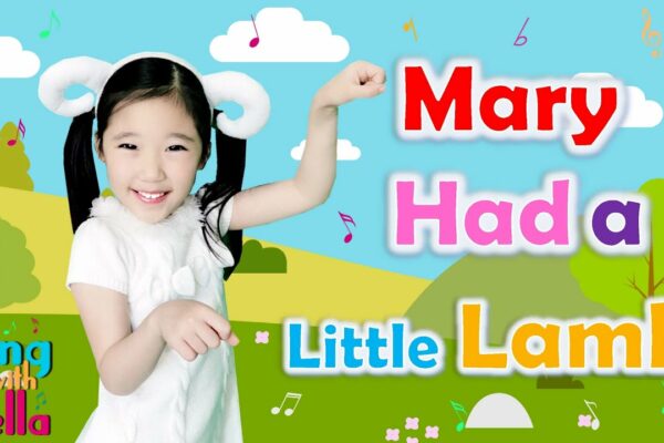 Mary avea un miel mic cu versuri | Cântați și dansați de -a lungul | Cântec de acțiune de Sing With Bella