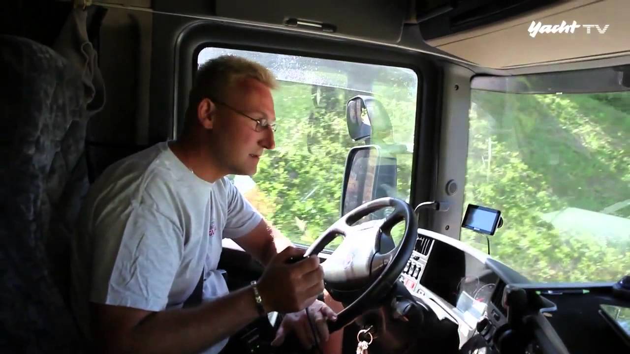Pe cinci axe prin Europa Iacht Transport doku 30 minute Yacht TV