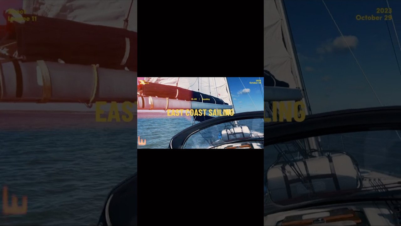 East Coast Navigând micul vârf al acestei călătorii în weekend! #Sailing #Boats #YoutubESailing #yachting