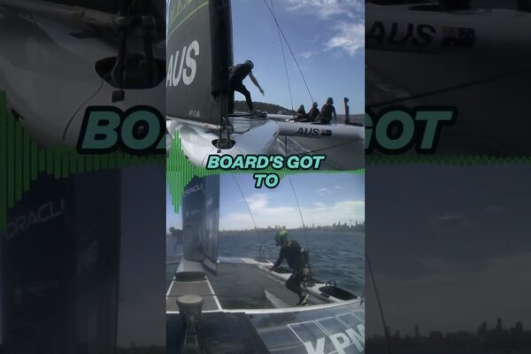 Toate obținând un pic încălzit 😅 #sailgp #sailing #Racing