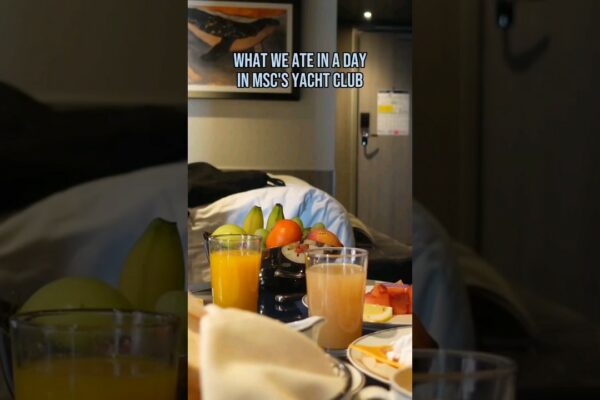 Ce am mâncat într -o zi în MSC's Yacht Club ...
