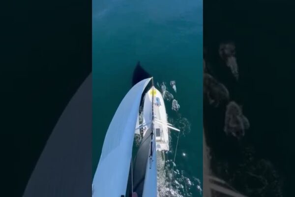 Delfini cu ochi de ochi !! 🤩🐬 #sailing #yachting #nature #dolphins #NatureLovers #yachts #Ocean