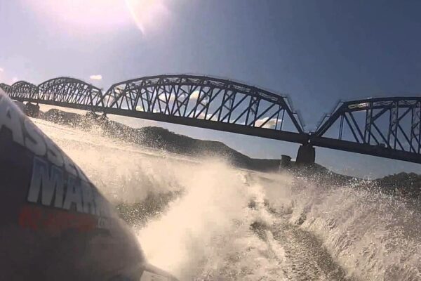 Rod Hodgskin | Bridge to Bridge 2013 la bordul barcă de pistă Kart Indy 800