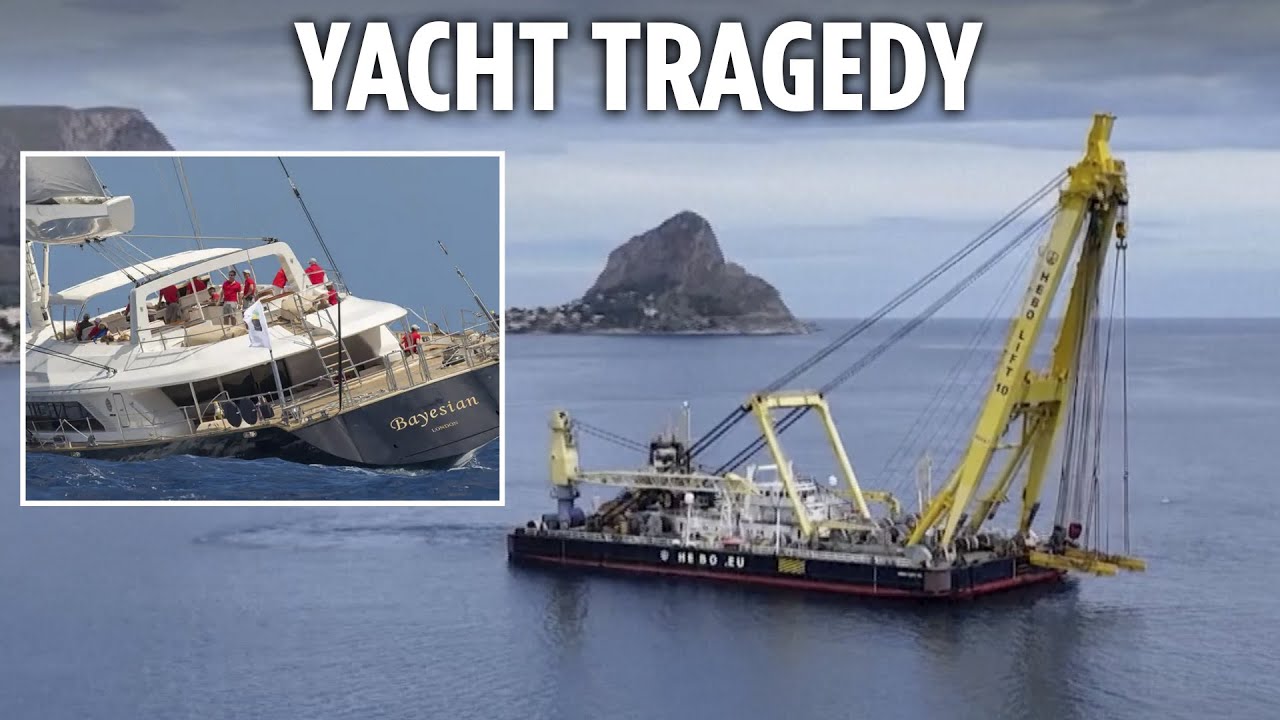 Diver moare lucrând pentru a recupera Sunken Superyacht Bayesian la doar câteva zile în operarea de salvare