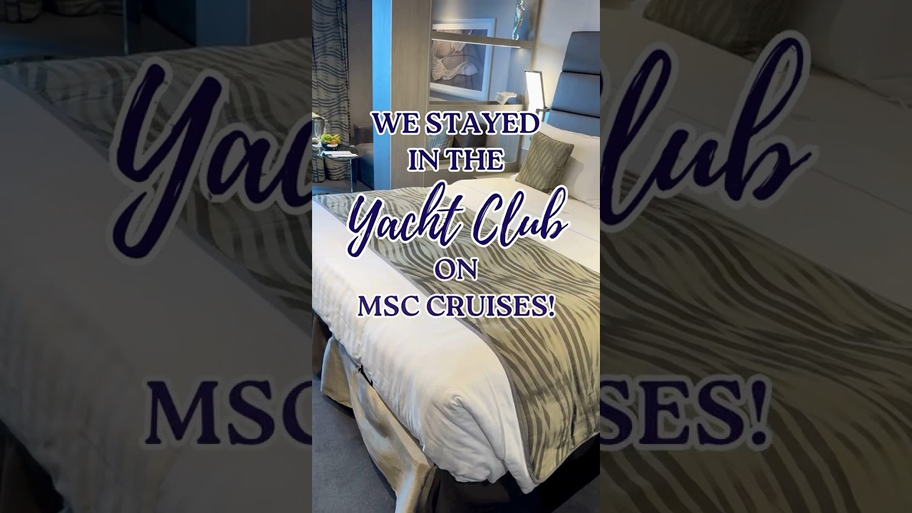 Vino să vezi MSC Yacht Club Suite de lux #Cruise #Shorts