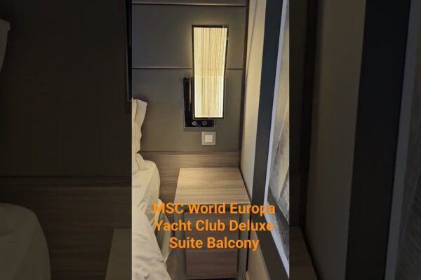 VTO ​​Short: MSC World Europa - Yacht Club Deluxe Suite Cabin 19010 | #Msccrusise #msc #mscworldeuropa