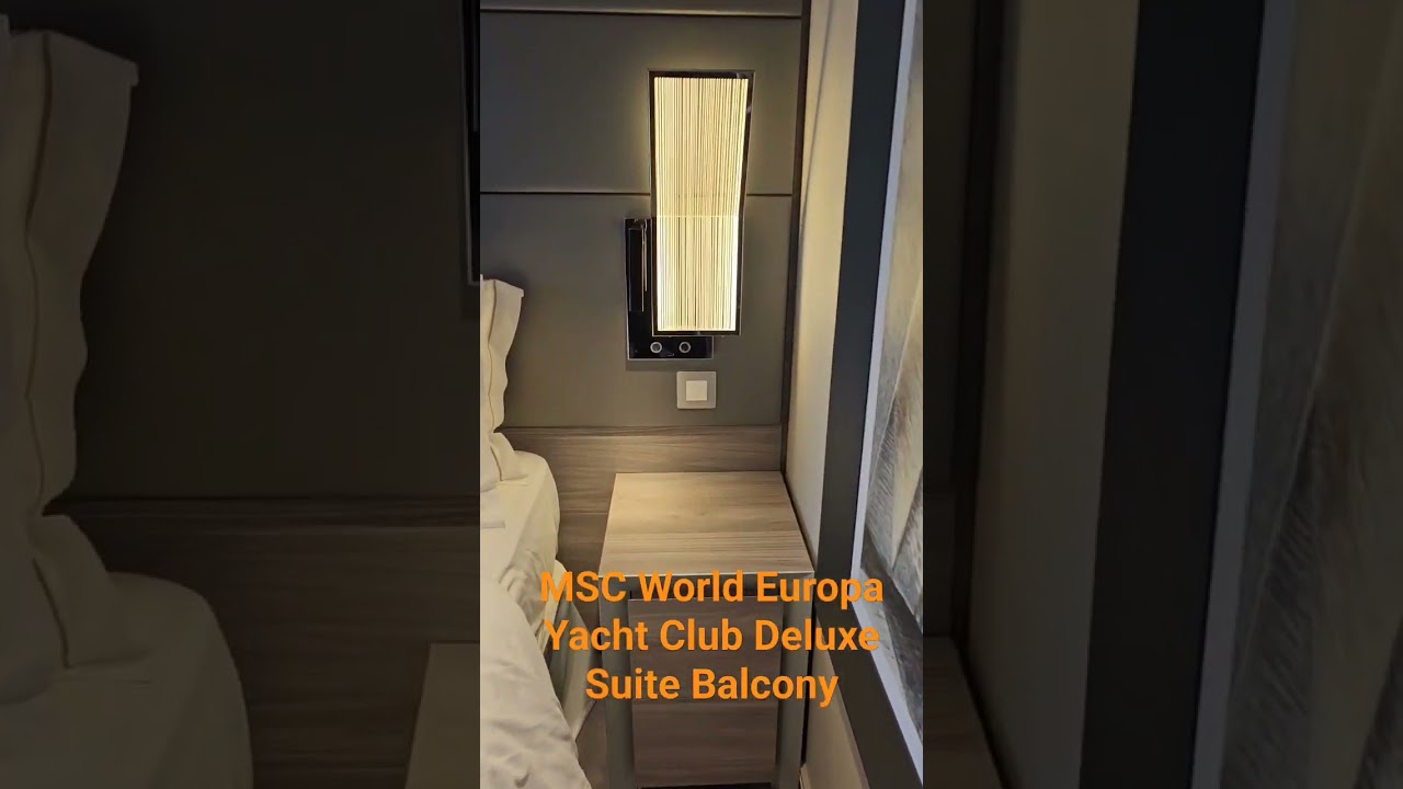 VTO ​​Short: MSC World Europa - Yacht Club Deluxe Suite Cabin 19010 | #Msccrusise #msc #mscworldeuropa