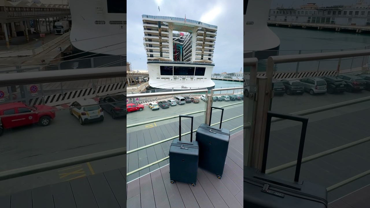 Navigare în stil: MSC Yacht Club Cruise cu bagaj de nivel8 #nivel8 #nivel8Luggage #cruises #Shorts