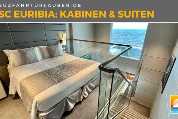 MSC Euribia: Toate cabinele și apartamentele la bord dintr -o privire - inclusiv MSC Yacht Club!