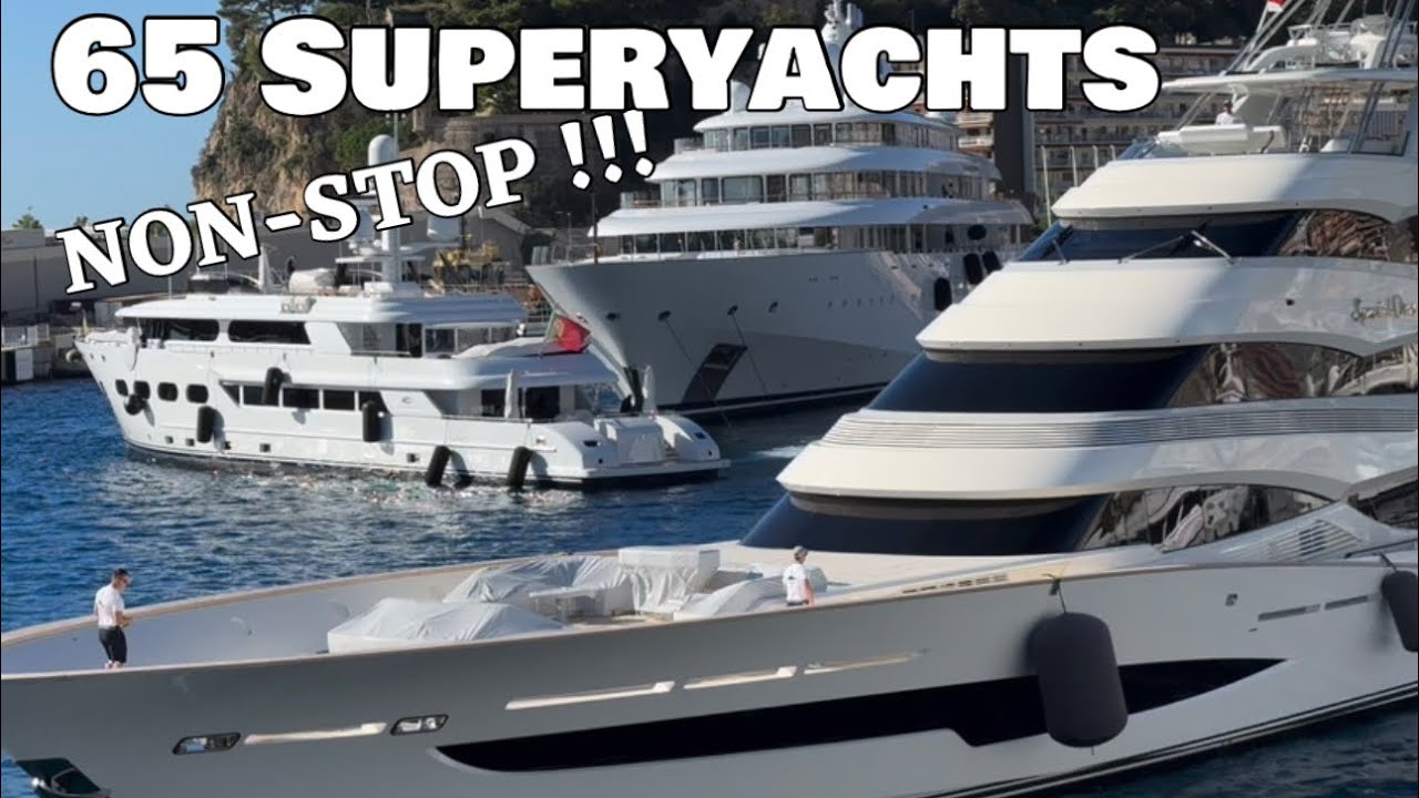 65 Superyachts care pleacă la o zi după Show -ul Yacht Monaco 2024 @ArchiesvLogmc