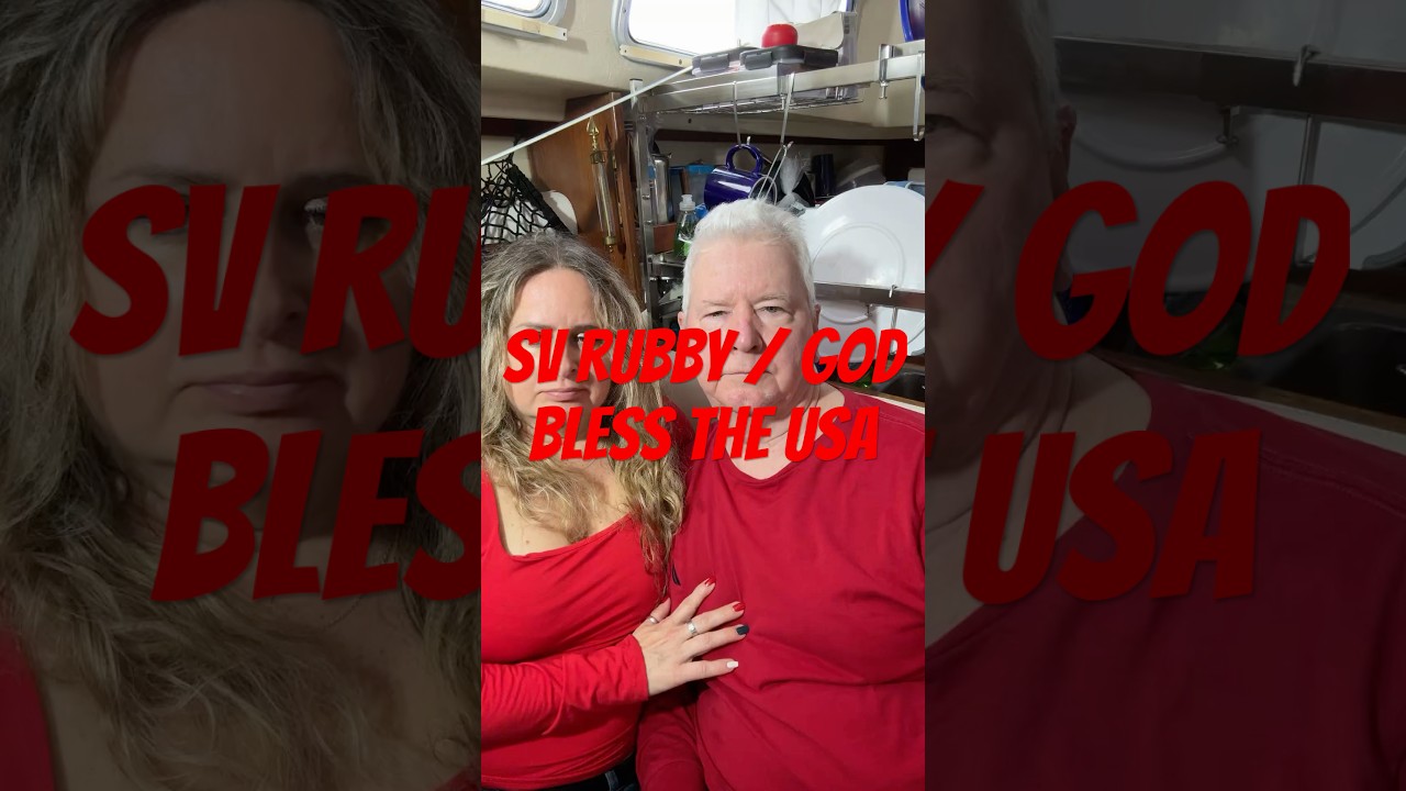 SV Ruby | Dumnezeu să binecuvânteze SUA #yacht #boat #sailing #shorts