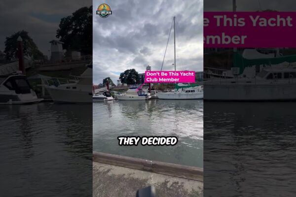 Nu fiți ca acest boater, ne lovește barca cu pânze și m -am uitat la mine așa cum am făcut -o.