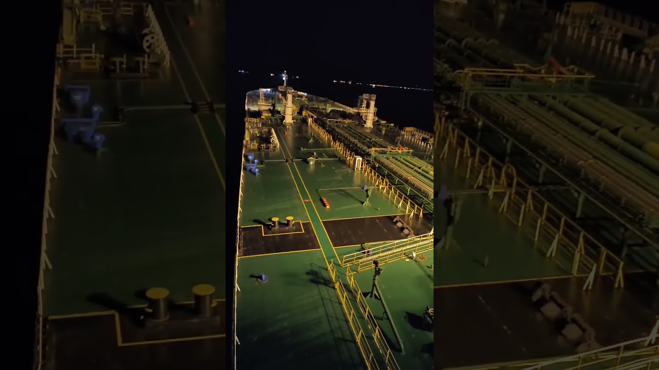 Night Watch on Giant Tanker #lifeatsea #ship #MerChantnavy #sailor #Cargoship #MarinerShots #Ocean