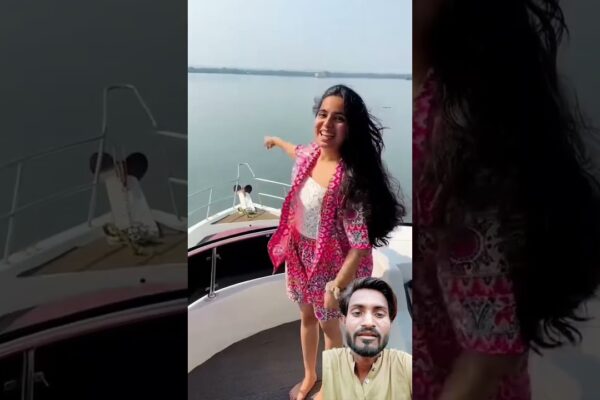 Aaj hum yacht mai aa gye 😍 #dushyantkukreja #shorts