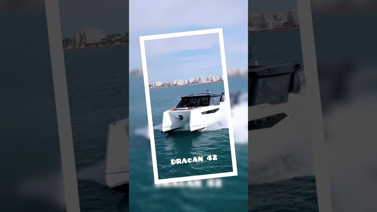 Dracan 42 Powercat | Teaser de recenzie a bărcii | Lumea multihulls