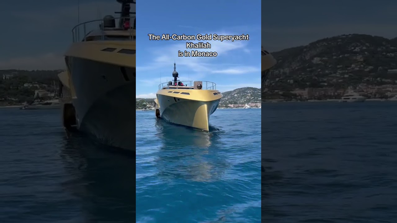 Yacht All-Carbon de aur