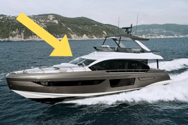 Cea mai frumoasă sufragerie pe care am văzut -o pe un iaht - Azimut 68 Fly