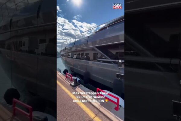 Noul Yacht de 33,3 m al lui Max Verstappen dezlănțuie leul