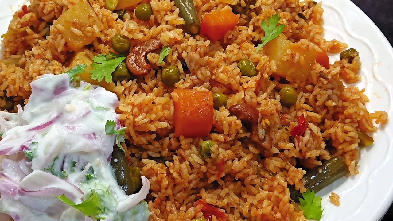 Vege biryani # legume biryani # veg biryani # restampent stil legume biryani