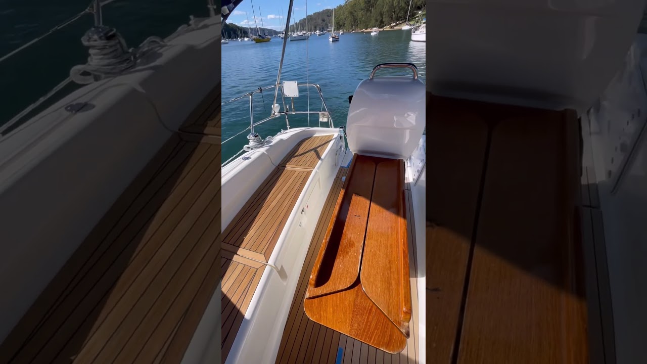 Starbrite Teak Sealer Bavaria 34 Yacht Cruiser #Teak #TeakSealer #Bavaria