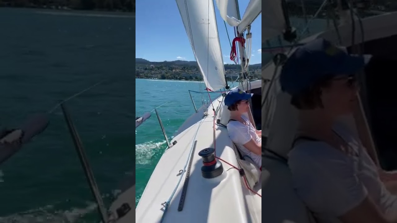 Navigând la Lacul Zurich. Zisc Nailing Club. Vară