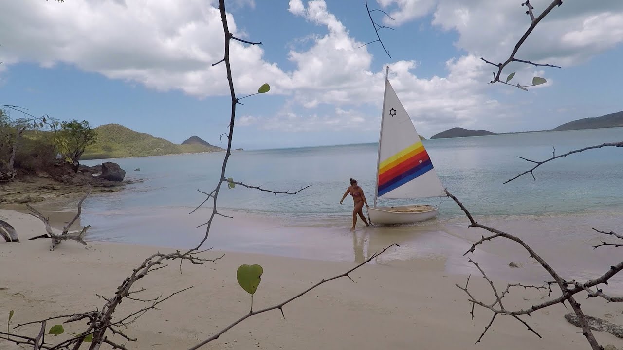 E6: Solo O navigație în Antigua Clearing In and Dinghy Sailing Adâncime Break -uri Sunătoare