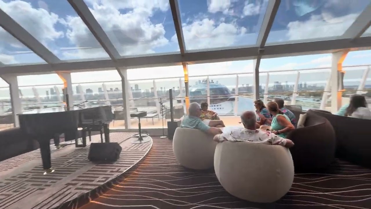 MSC World America 2025 Yacht Club Lounge Bar & Restaurant