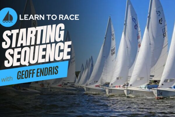 Racing cu barci cu pânze de pornire și reamintește