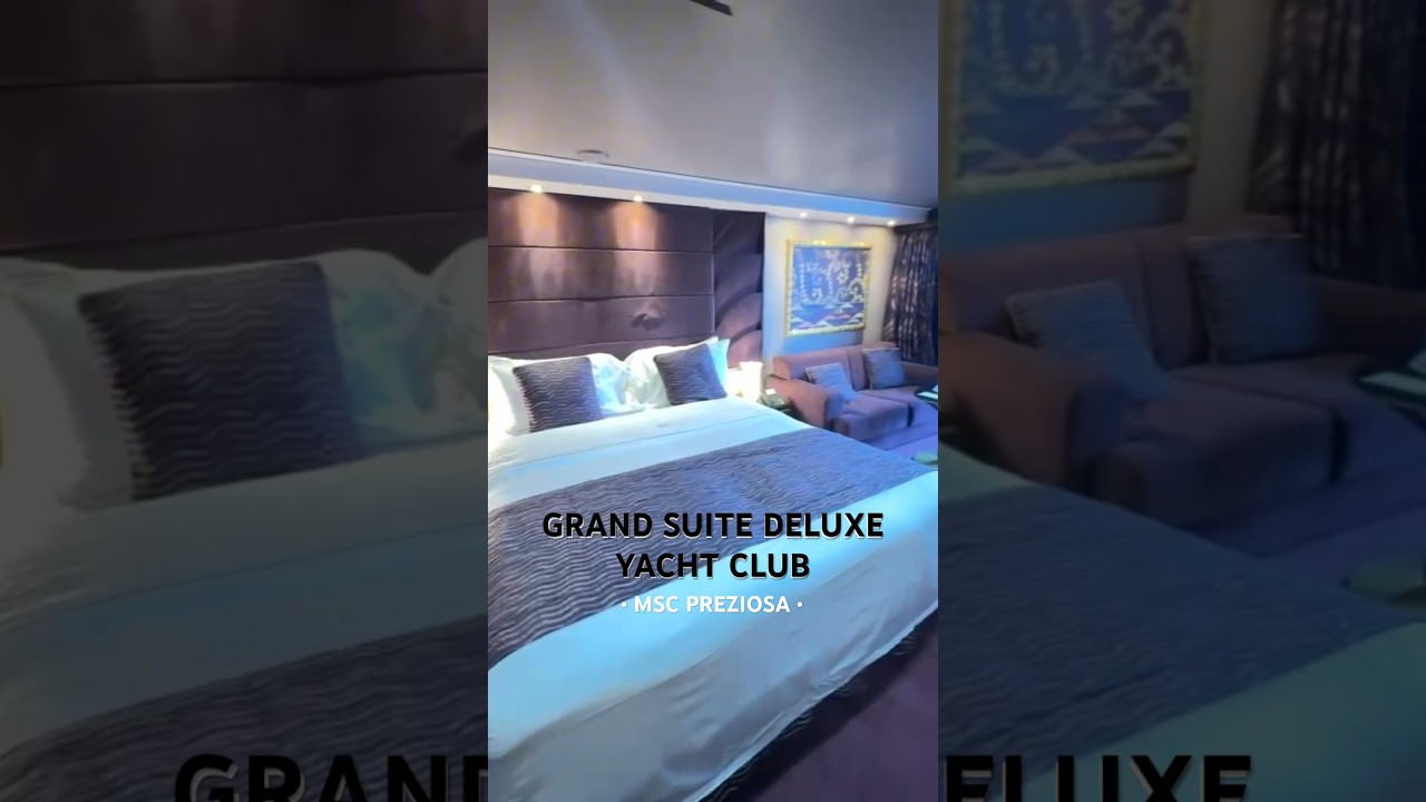 MSC Preziosa: Grand Suite Deluxe No Yacht Club! #Shorts #MSCPREZIOSA
