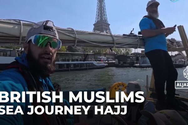 Șase musulmani britanici navighează în Arabia Saudită pentru Hajj în călătoria pe mare de 59 de zile