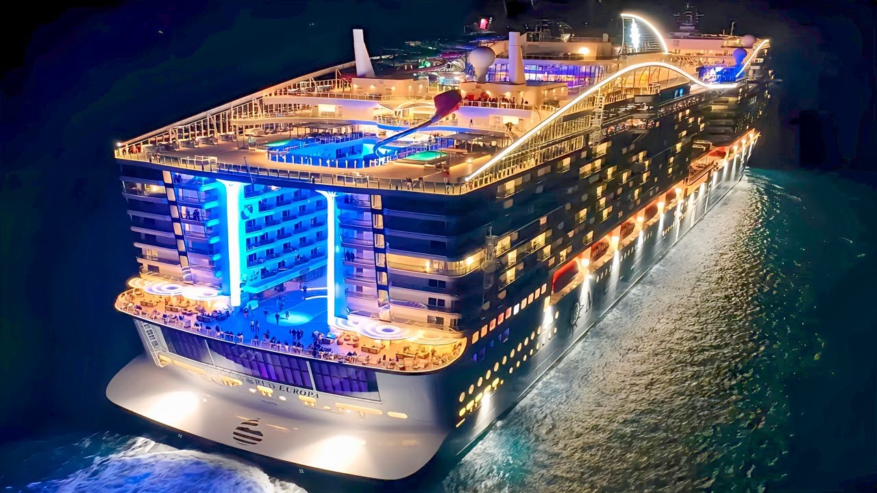 MSC World Europa Cruise Ship Tour în 4K | Cea mai mare navă MSC Cruises | VLOG de călătorie